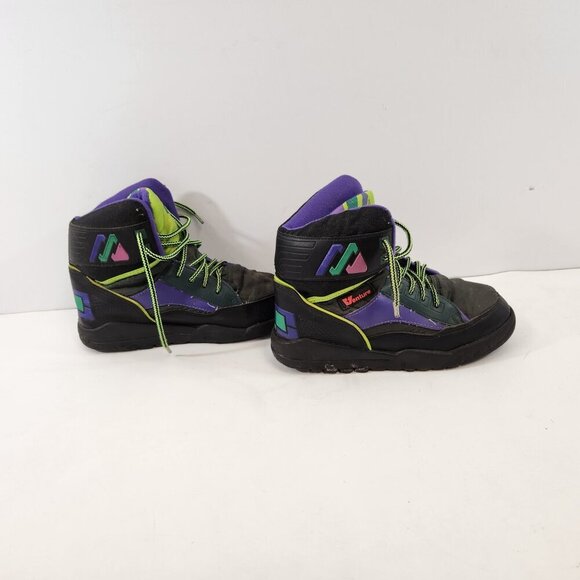 Vintage Venture Hi-Top Sneakers Purple Back to the Future Mens 7.5 - Picture 12 of 12